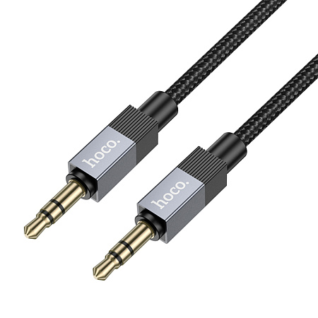 AUX Audio кабель 3,5 мм, UPA32, HOCO, длина 1 метр, цвет черный