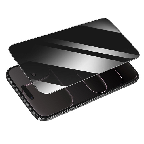 Защитное стекло для iPhone 17 Air, G777 Plus, HOCO, anti-static, антишпион, черное