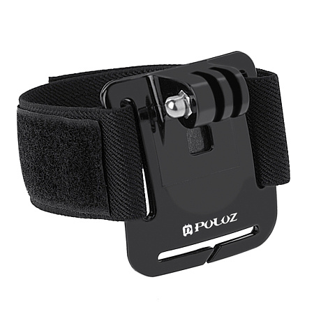 Крепление на запястье для GoPro и других экшн камер, PULUZ, черный
