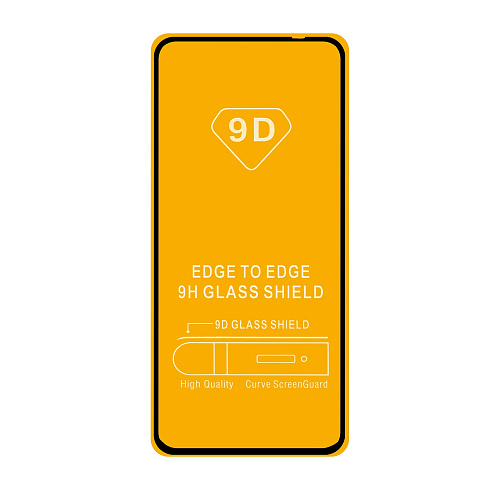 Защитное стекло на Oppo Reno 5 (4G) / Reno 6/Realme GT Master Edition, 9D, черное, X-CASE
