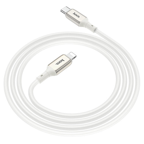 Кабель Lightning to Type-C (PD), HOCO, X66, 1м, белый