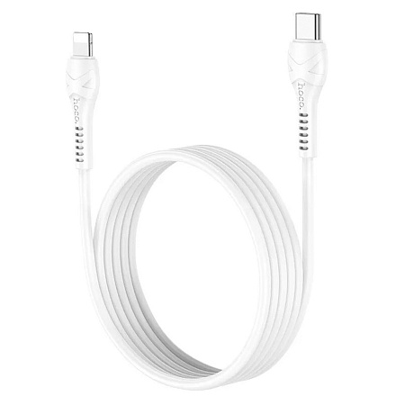 Кабель Lightning to Type-C (PD), HOCO, X55, белый