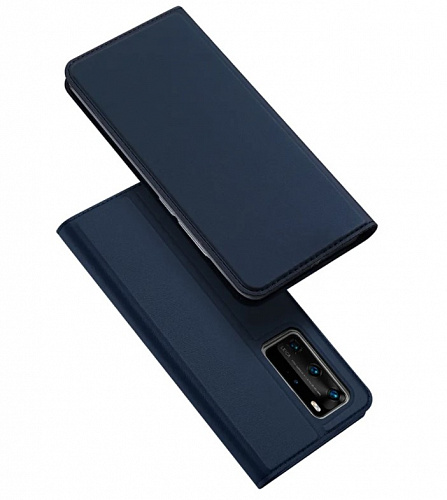 Чехол-книжка для Huawei P40 Pro/ P40 Pro+, DU DU, боковой, синий
