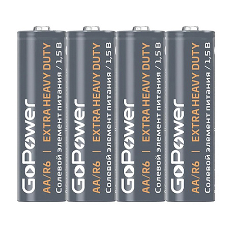 Батарейка AA GoPower комплект (4 Батарейки в комплекте)
