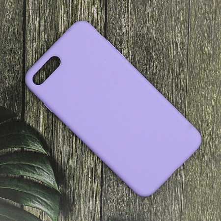 Чехол-накладка для iPhone 7 Plus/8 Plus, Silicon Case, без лого, сиреневый