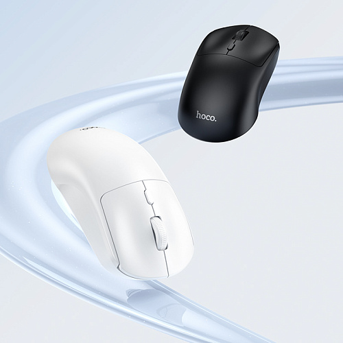 Беспроводная мышка, GM42, HOCO, Bluetooth 2.4G,  размер: 110 * 59 * 36 мм, черный