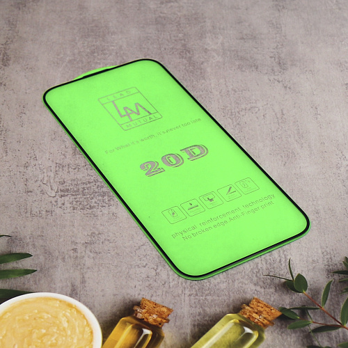 Защитное стекло на iPhone 16 Pro Max, 20D, черное, X-CASE