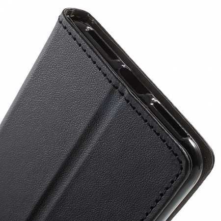Чехол-книжка для Huawei Y6II Compact, боковой, черный
