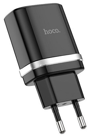 Сетевое зарядное устройство, 1 USB 3.0A (C12Q), HOCO, черный