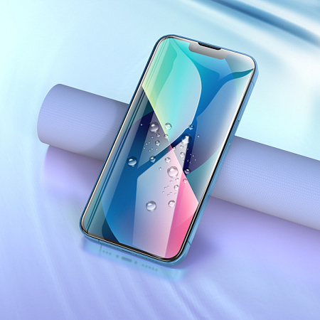 Защитное стекло на iPhone 13 Pro Max (6.7)/14 Plus, G7, HOCO, Full screen HD tempered glass, черное