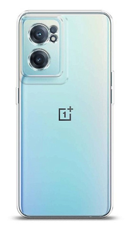 Чехол силиконовый для OnePlus Nord CE 2 (5G), с защитой камеры, X-CASE, прозрачный