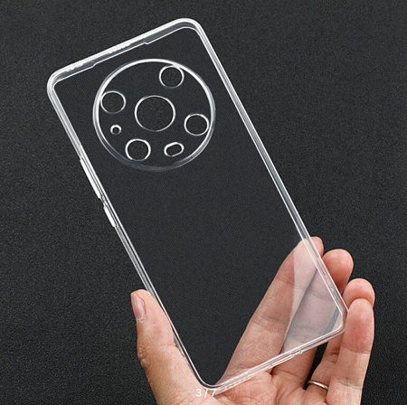 Чехол силиконовый для Huawei Magic 4 Pro, с защитой камеры, X-CASE, прозрачный