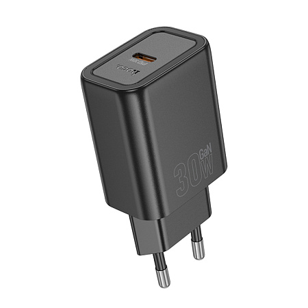 Сетевое зарядное устройство, 1 PD 30W (N62), HOCO, черный