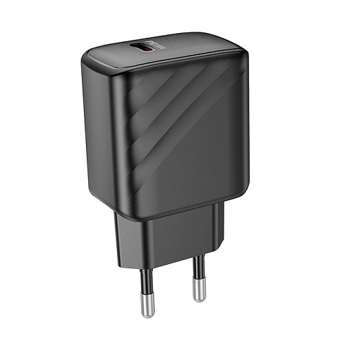 Сетевое зарядное устройство, 1 PD 30W (CS22A), HOCO, черный