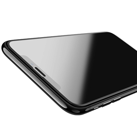 Защитное стекло на iPhone XS Max/11 Pro Max (G5), HOCO, Full screen silk screen HD, черное