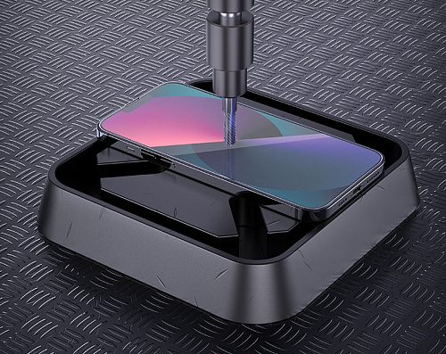 Защитное стекло на iPhone 13 mini (5.4) A28, HOCO, Full screen matte super clear anti-fingerprint, черное