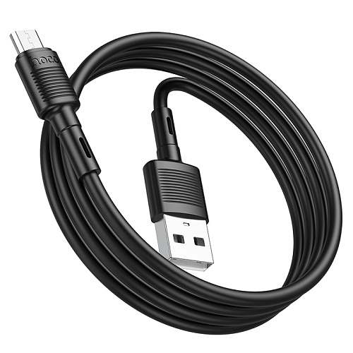 USB Кабель Micro, HOCO, X83, 1м, черный