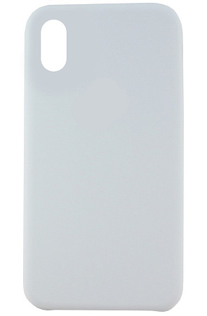 Чехол-накладка для iPhone XS Mas, Silicon Case, серый