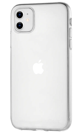 Чехол силиконовый для iPhone 11 (6.1), X-CASE, прозрачный