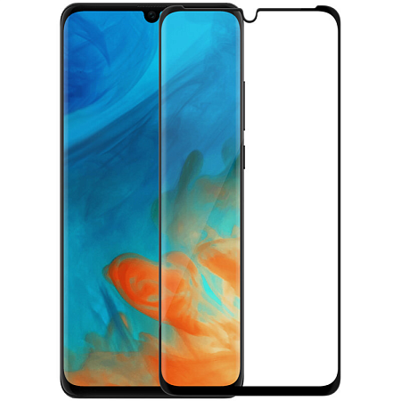 Защитное стекло на Huawei P30 Pro, 3D, полный клей, черный, X-CASE