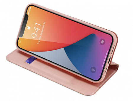 Чехол-книжка для iPhone 12 Pro Max (6.7), DU DU, боковой, розовый