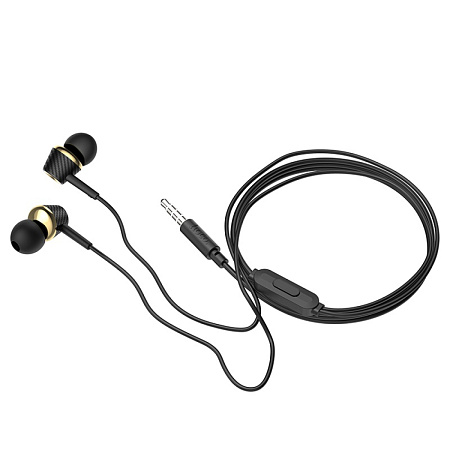 Проводные наушники M70 Graceful universal earphones with mic,hoco, черные