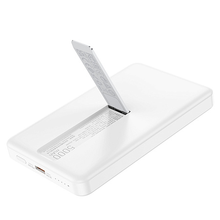 Универсальный Доп. Аккумулятор 5000mAh, J125, HOCO, выход: 1 PD 20W, беспроводная зарядка (MagSafe), белый