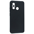 Чехол силиконовый для Xiaomi Redmi 12C (4G)/Redmi 11A/Poco C55, good quality, с защитой камеры, X-CASE, черный