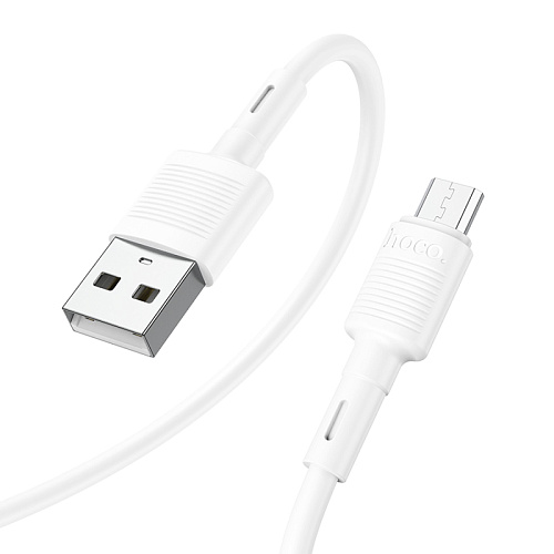 USB Кабель Micro, HOCO, X83, 1м, белый