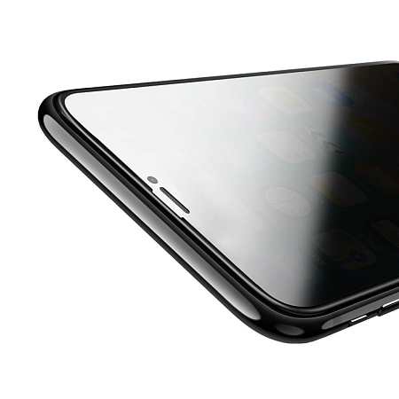 Защитное стекло на iPhone XS Max/11 Pro Max (G11), HOCO, Full screen HD privacy protection tempered glass, черное
