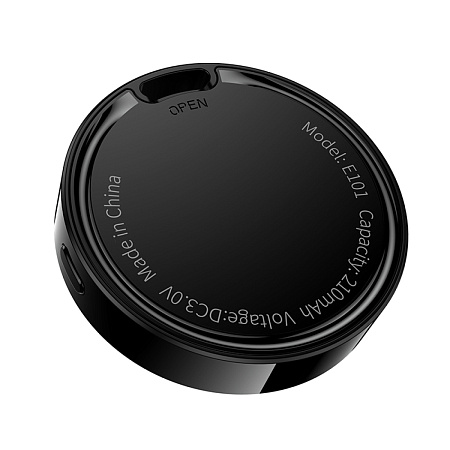 Устройство для поиска вещей E101, синхронизация с Android и IOS, Носо, черный, чехол в комплекте