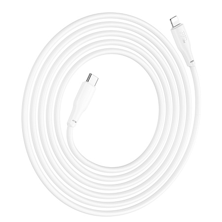 Кабель Lightning to Type-C (PD), HOCO, X93, 2м, 20W, белый
