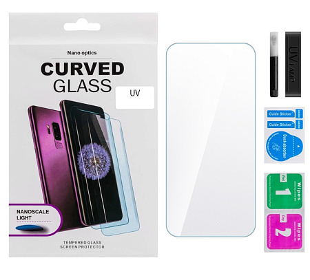 Защитное стекло на Samsung Galaxy S22/S23, UV ультрафиолет,  X-CASE