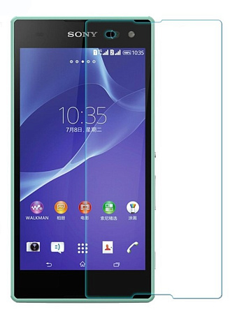 Защитное стекло на Sony Xperia D2533/D2502, C3/C3 Dual, прозрачное, X-CASE