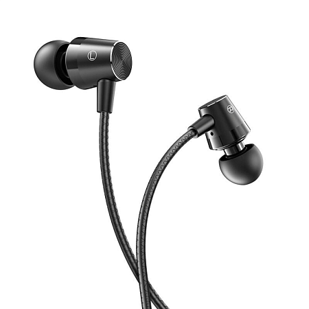 Проводные наушники M79 Cresta universal earphones with microphone, HOCO, черные
