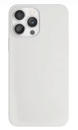 Чехол-накладка для iPhone 14 Pro, Silicon Case, без лого, белый