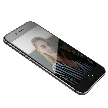 Защитное стекло для iPhone 7 Plus/8 Plus (A15), HOCO, Mirror full screen, черное