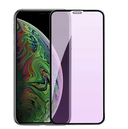 Защитное стекло на iPhone XS Max/11 Pro Max (A5), HOCO, New 3D quick-adhesive anti-blue ray tempered glassr , черное