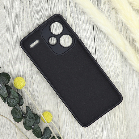 Чехол силиконовый для Xiaomi Redmi Note 13 Pro+, good quality, с защитой камеры, X-CASE, черный