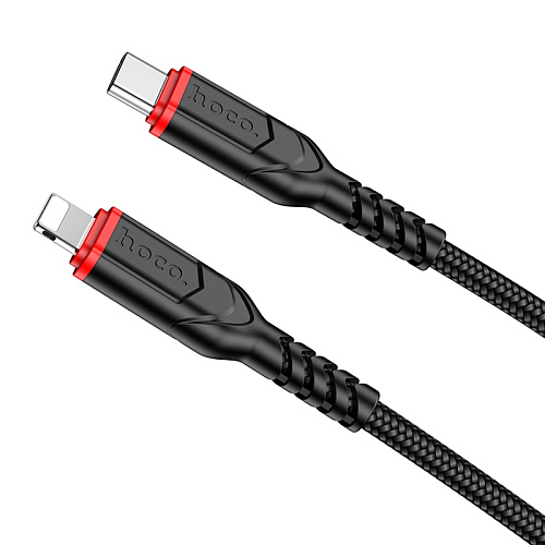 Кабель Lightning to Type-C (PD), HOCO, X59, 2м, черный