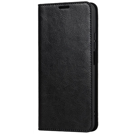 Чехол-книжка для iPhone 14 Pro Max, боковой, экокожа, черный