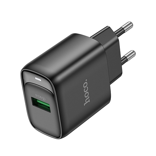 Сетевое зарядное устройство, 1 USB 3.0 QC (C140A), HOCO, черный