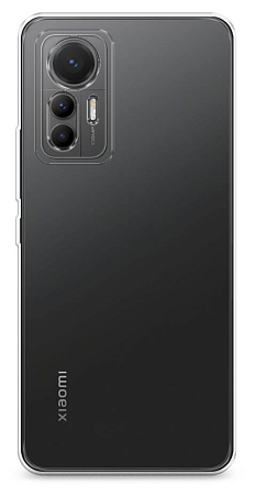 Чехол силиконовый для Xiaomi 12 Lite, c защитой камеры, X-CASE, прозрачный