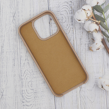 Чехол-накладка для iPhone 16 Pro Max, глянцевый, магнитный (MagSafe), без лого, X-CASE, бежевый