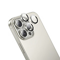 Защитное стекло для iPhone 16 Pro/16 Pro Max, V13, HOCO, на заднюю камеру, титановое золото