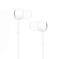 Проводные наушники M19 Drumbeat Universal, HOCO, вакуумные с микрофоном, белые
