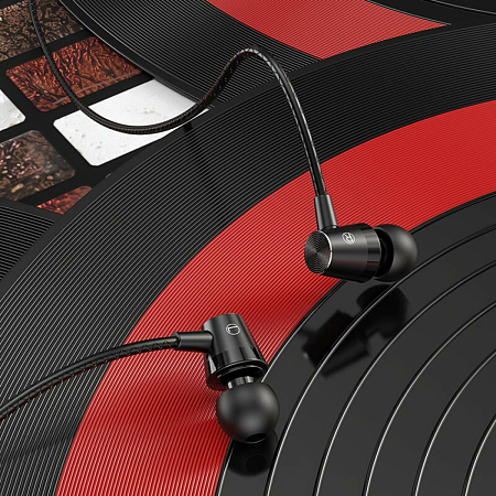 Проводные наушники M79 Cresta universal earphones with microphone, HOCO, черные