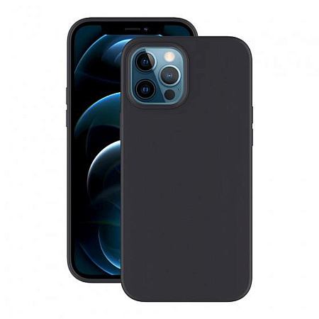 Чехол силиконовый для iPhone 12 Pro Max (6.7), X-CASE, черный