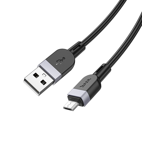 USB Кабель Micro, HOCO, X109, силиконовый, 1м, черный