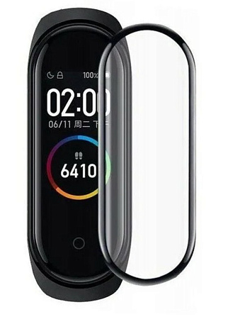 Защитная пленка на Xiaomi Mi Band 6, черная